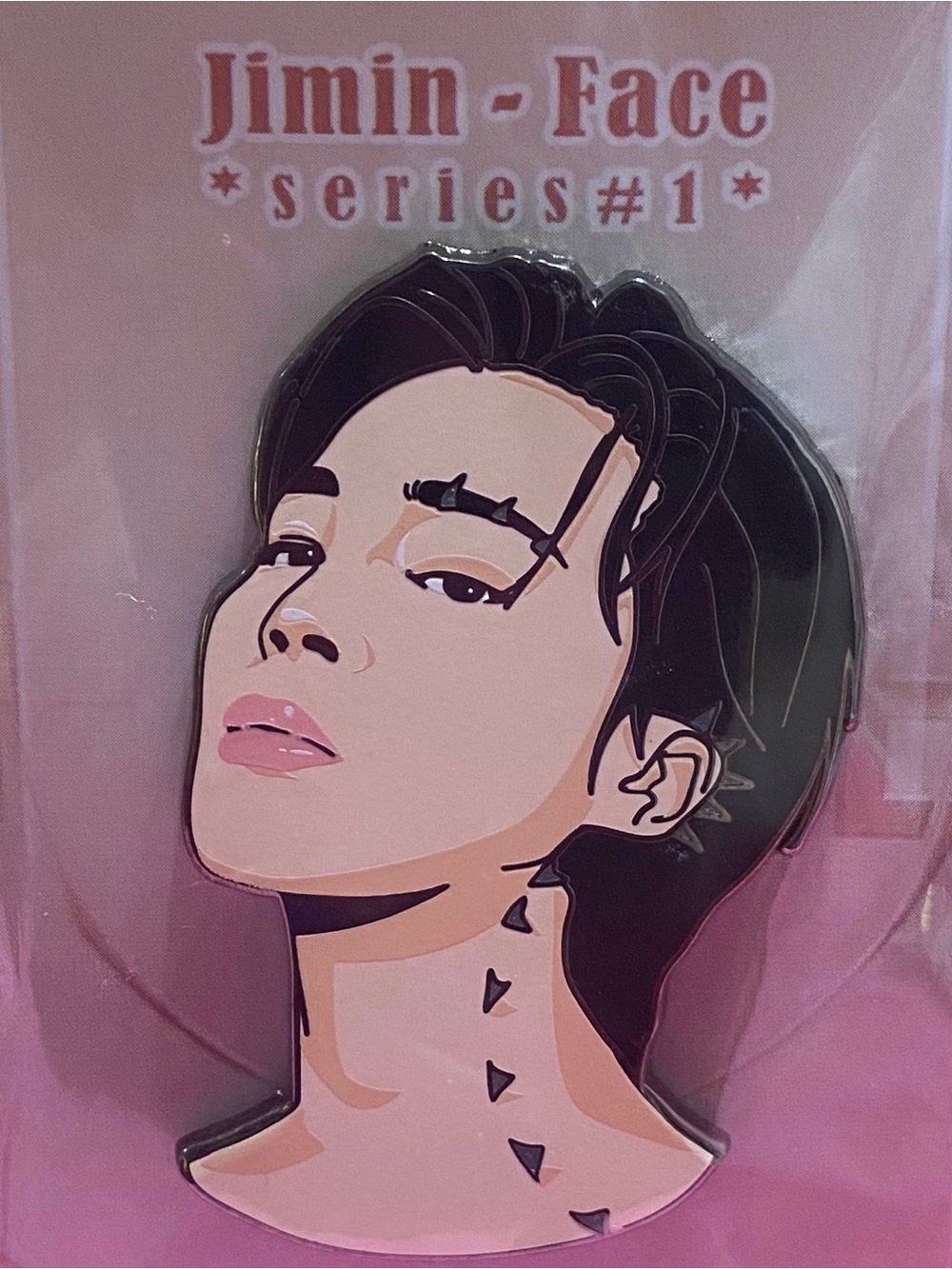 BTS JIMIN FACE ENAMEL PIN